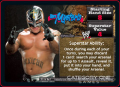 REVOLUTION Rey Mysterio Superstar Card